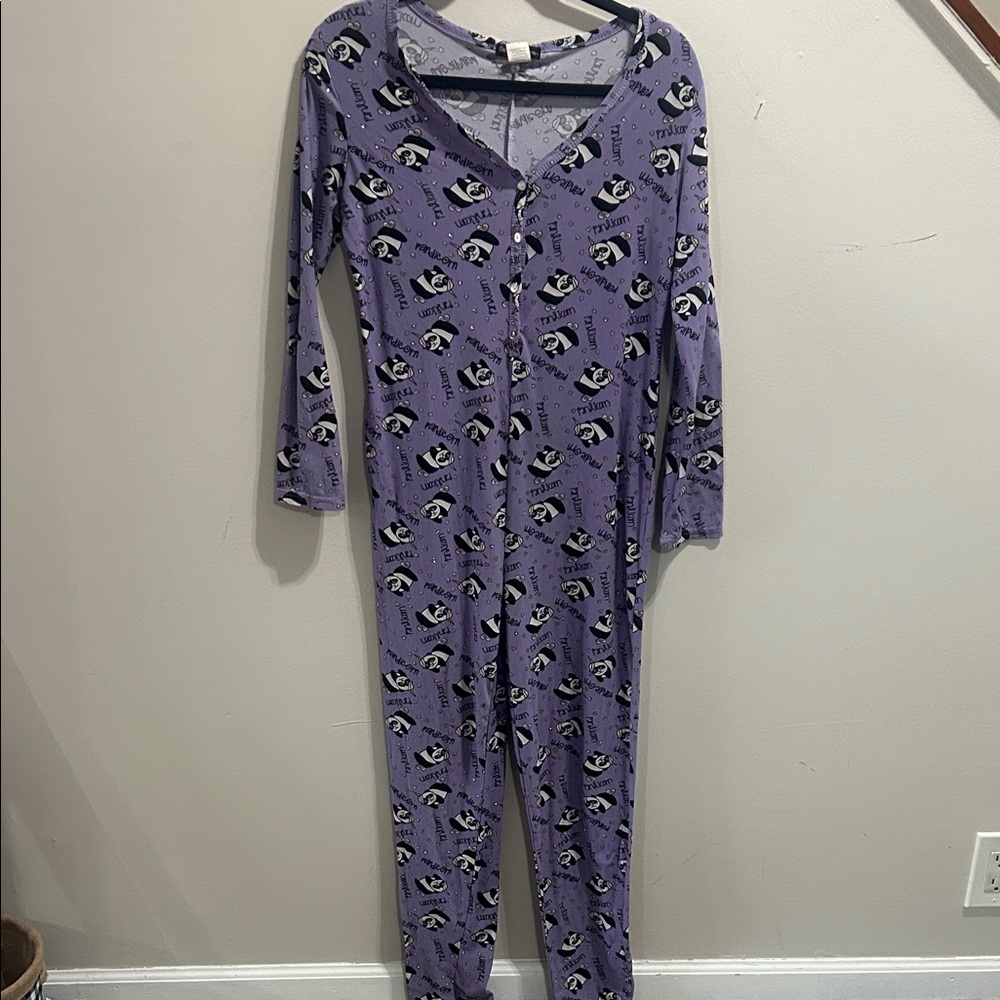Cozy Purple Women's Pajama Onesie